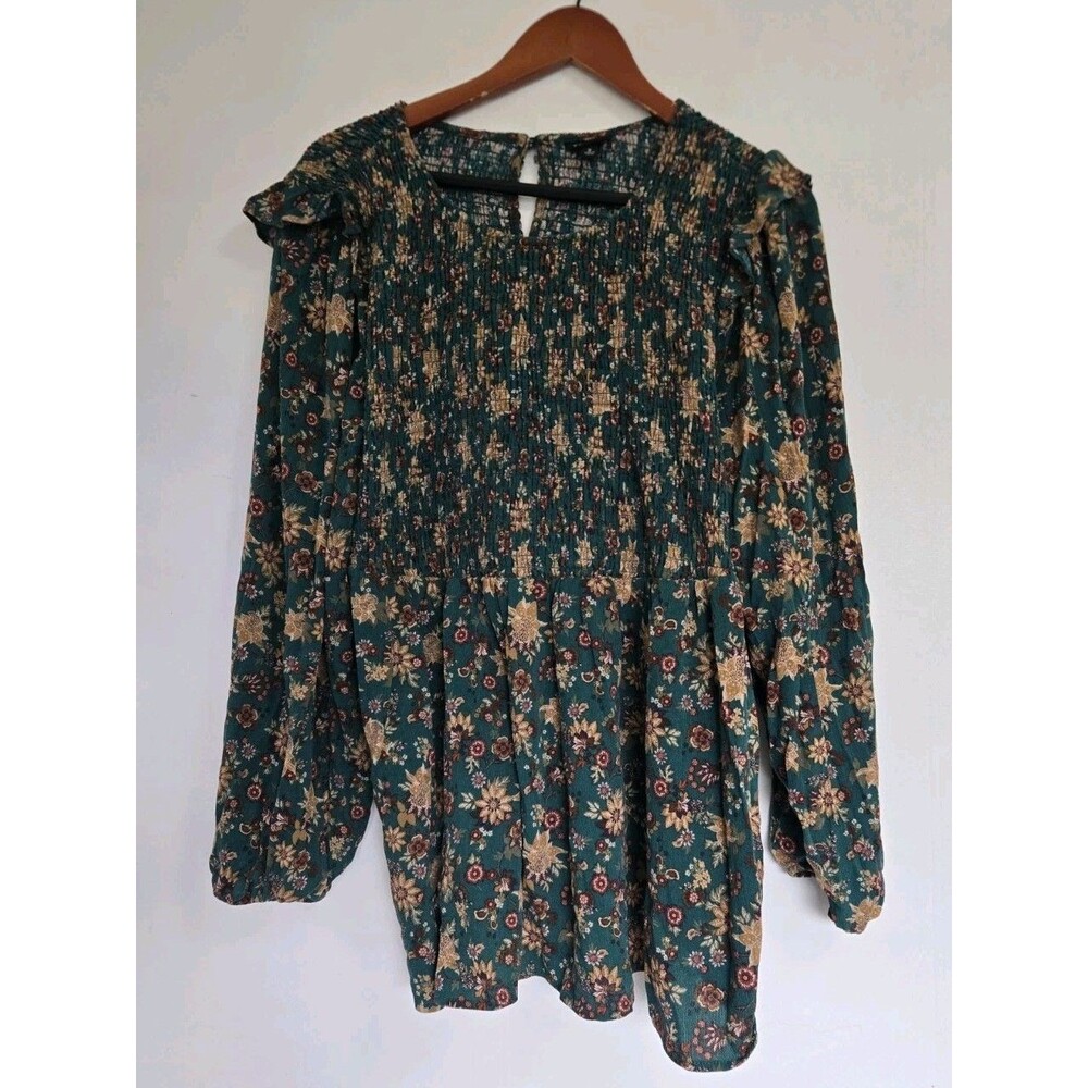 Torrid Dress Womens 2X Plus Dark Floral Boho Floral Indie Fairy Grunge